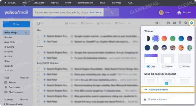 Yahoo Mail blockieren