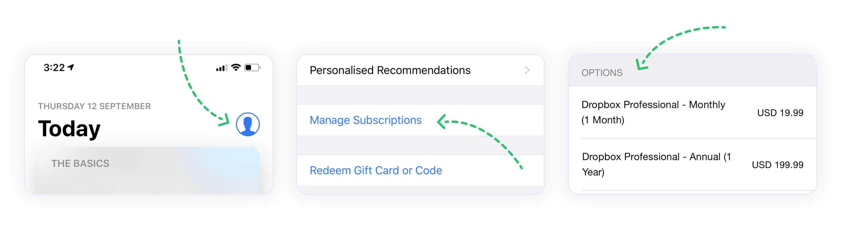 apple account manage subscriptions