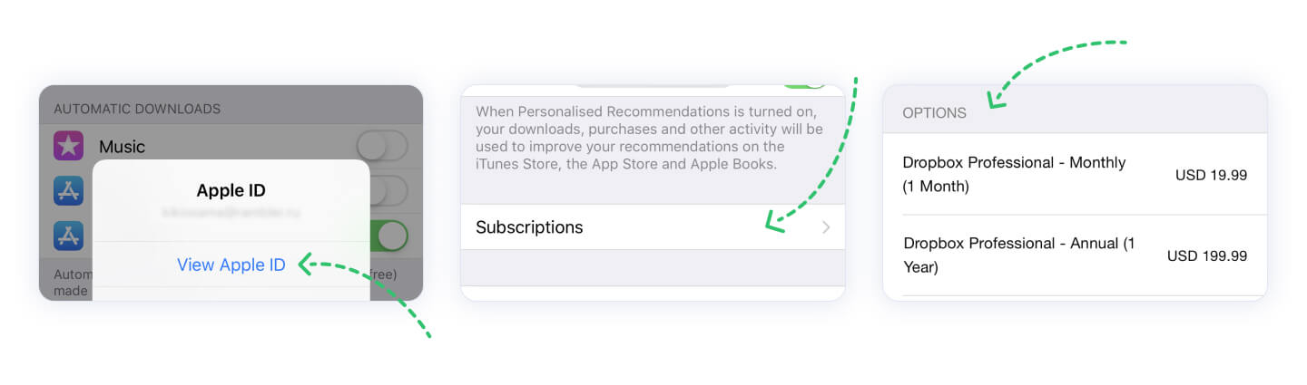 How to manage subscriptions on App Store
