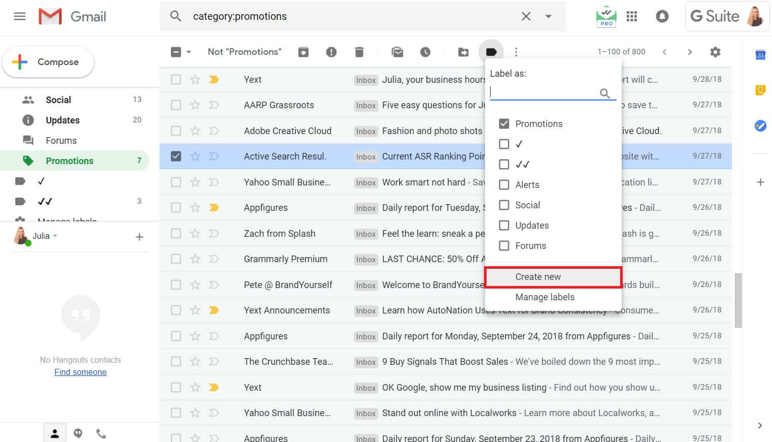 how to add a folder to your gmail account