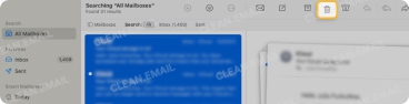 Delete all emails from one contact in Apple Mail