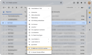 So löschen Sie alle E-Mails eines Absenders in der Gmail-Webversion