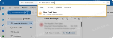 Comment supprimer tous les e-mails d'un expéditeur dans Outlook sur le Web