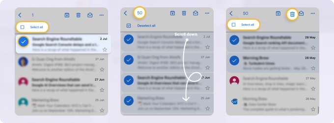 How to Delete All Emails from One Sender in Gmail on Mobile