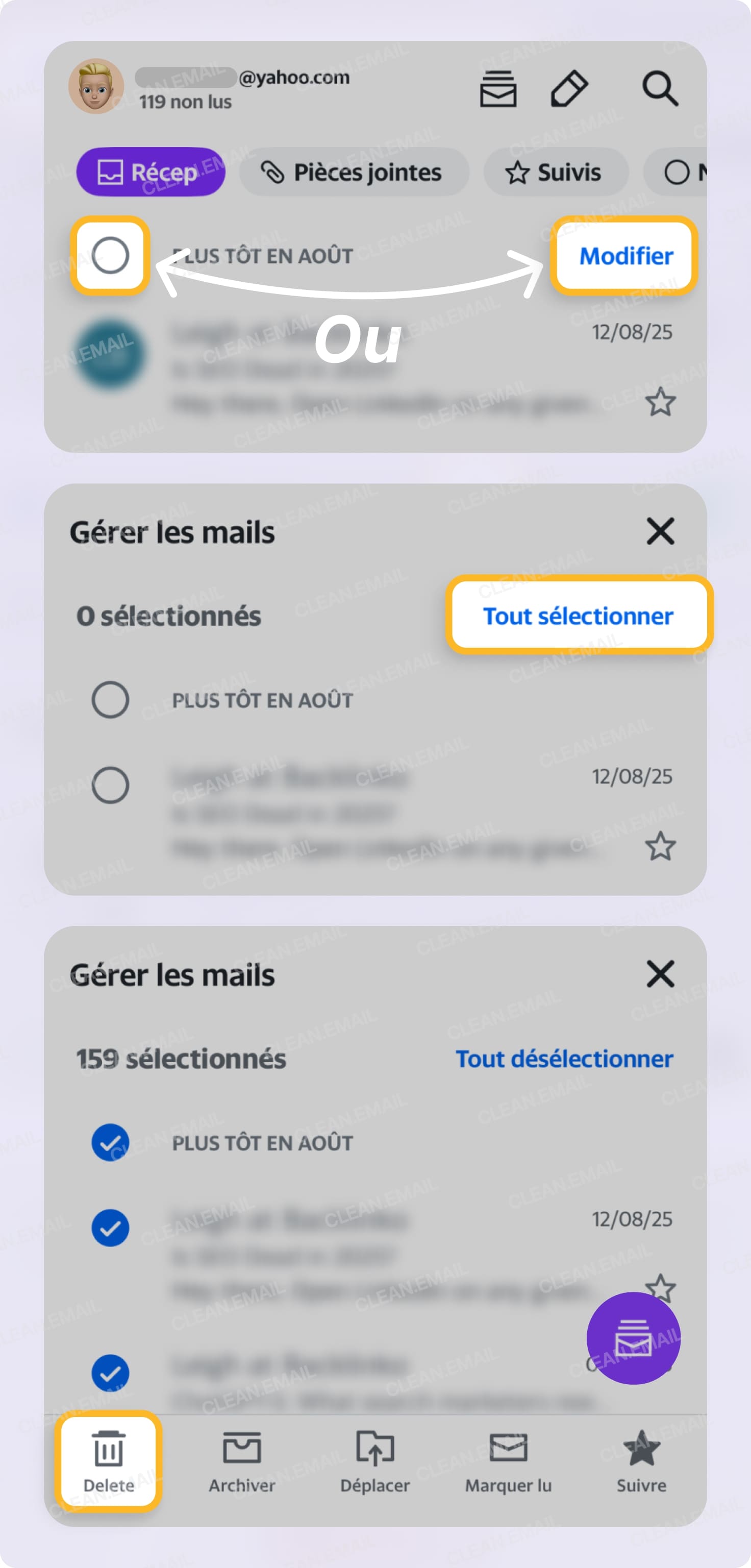 Comment supprimer tous les mails sur Yahoo : Guide complet