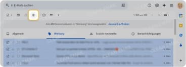 So löschen Sie große E-Mails in Gmail