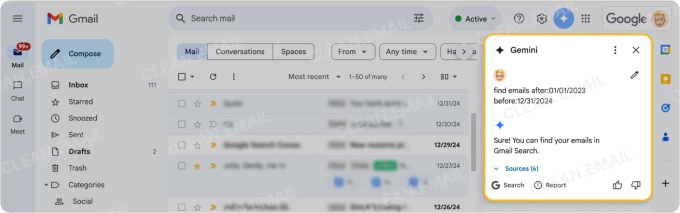 Find and delete emails older than 1 year