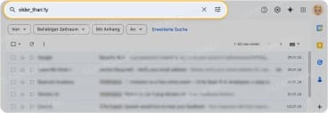 Mit ‚older_than‘ alte E-Mails im Postfach finden und löschen