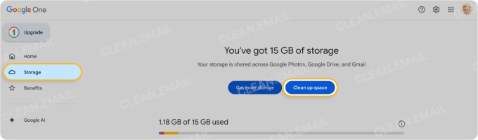 Use Gmail’s Storage Manager