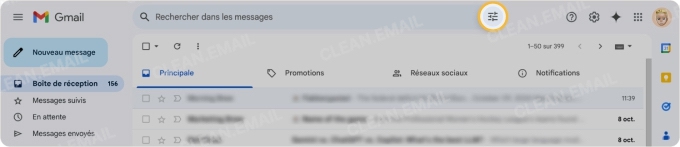 Supprimer automatiquement les promotions sur Gmail (web)