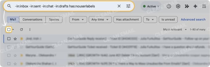 How to delete archived messages in Gmail