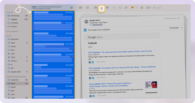How To Delete Multiple Emails On Mac In 2023
