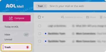 How to Empty Trash in AOL Mail on the Web