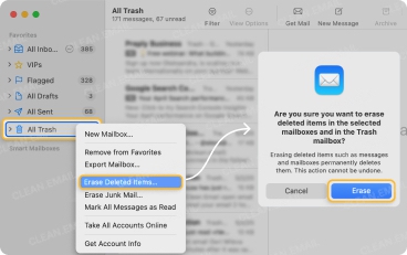 How to Empty Trash in Apple Mail on Mac