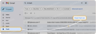 How to Empty Trash in Gmail on the Web