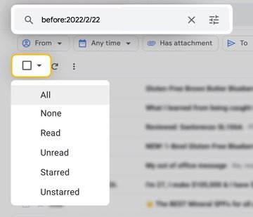How to delete old emails in Gmail