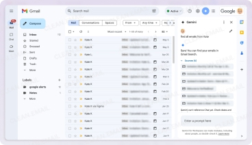 Gemini correctly listed all emails from the sender