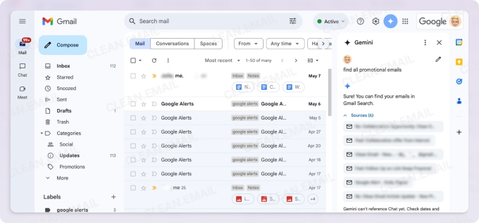 Gemini search results are inconsistent