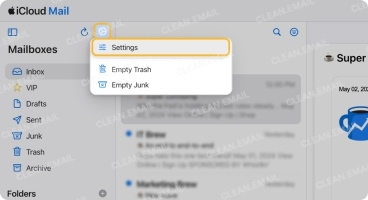 Create filter rules on iCloud.com using an iPhone or iPad