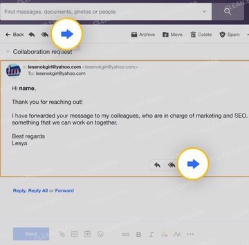 To manually forward Yahoo Mail to Gmail