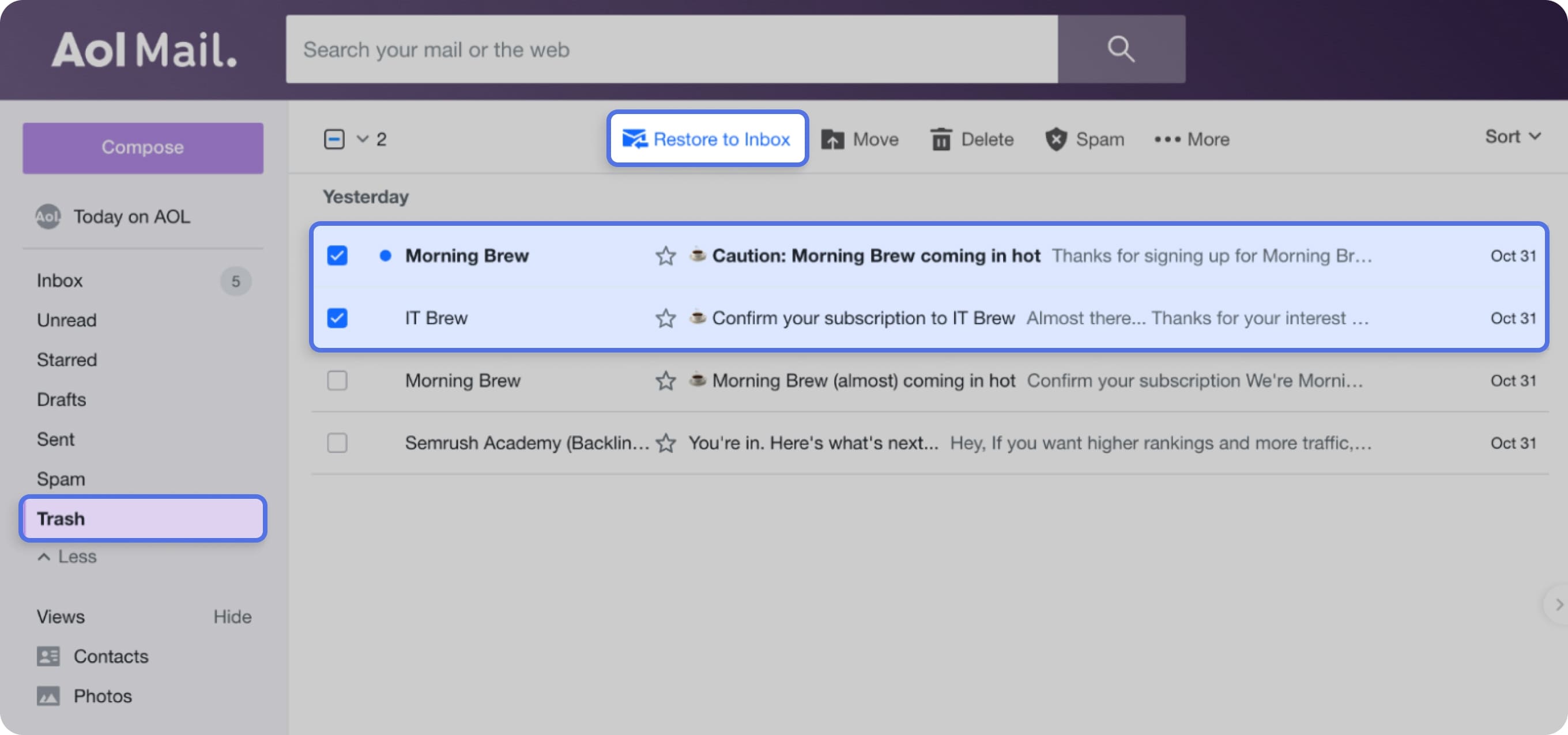 Recover Deleted AOL Emails What You Need to Know