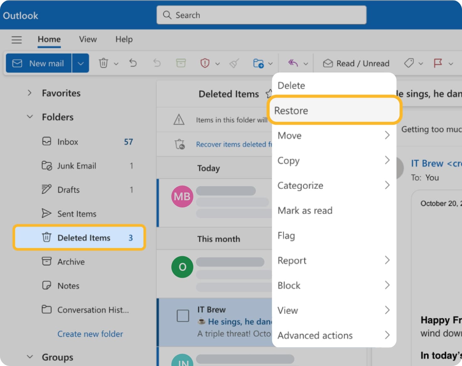 How to Recover Deleted Emails in Outlook Across All Platforms