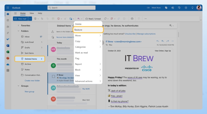 How to Recover Deleted Emails in Outlook Across All Platforms