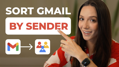 How to Sort Gmail By Sender