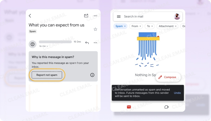How to resubscribe to emails on Gmail on phone