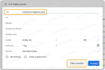 Spam-Filter einrichten in Gmail