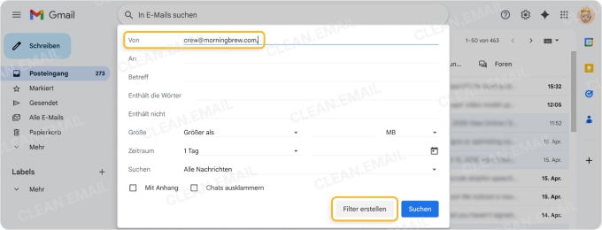 Spam-Filter einrichten in Gmail