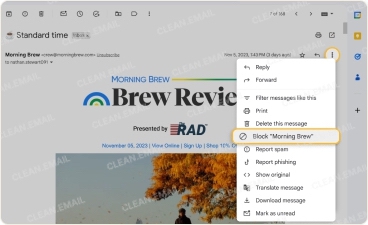 How to block emails on Gmail