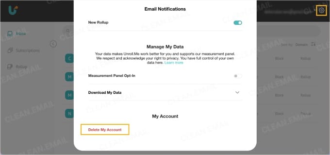 How to delete your Unroll.Me account completely