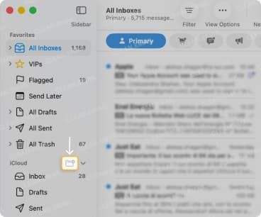 How to create a folder in Mac Mail