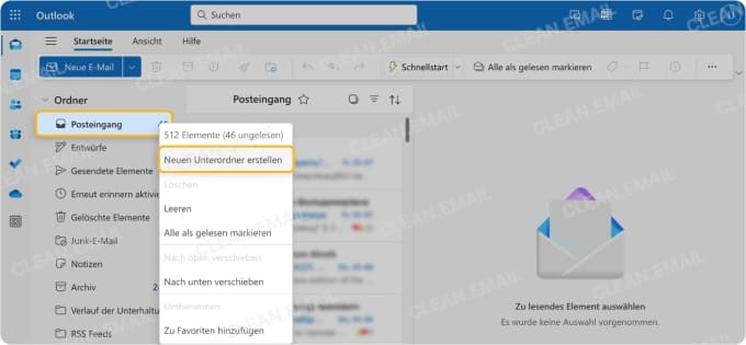 E-Mails mit Labels und Ordnern organisieren In Outlook