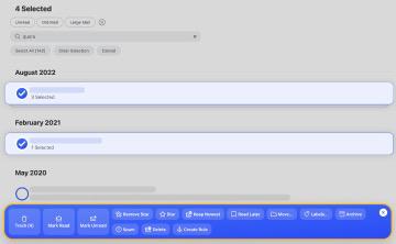 Apply actions to emails with Clean Email