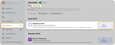 Wiederanmelden oder Abmelden rückgängig machen in Clean Email