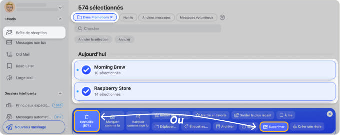 Supprimer tous les mails promotions Gmail avec Clean Email