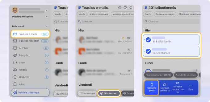 Comment supprimer tous les e-mails d'un expéditeur à l'aide de Clean Email