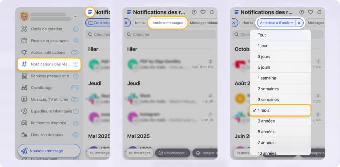 Supprimer automatiquement les e-mails après 30 jours avec Clean Email