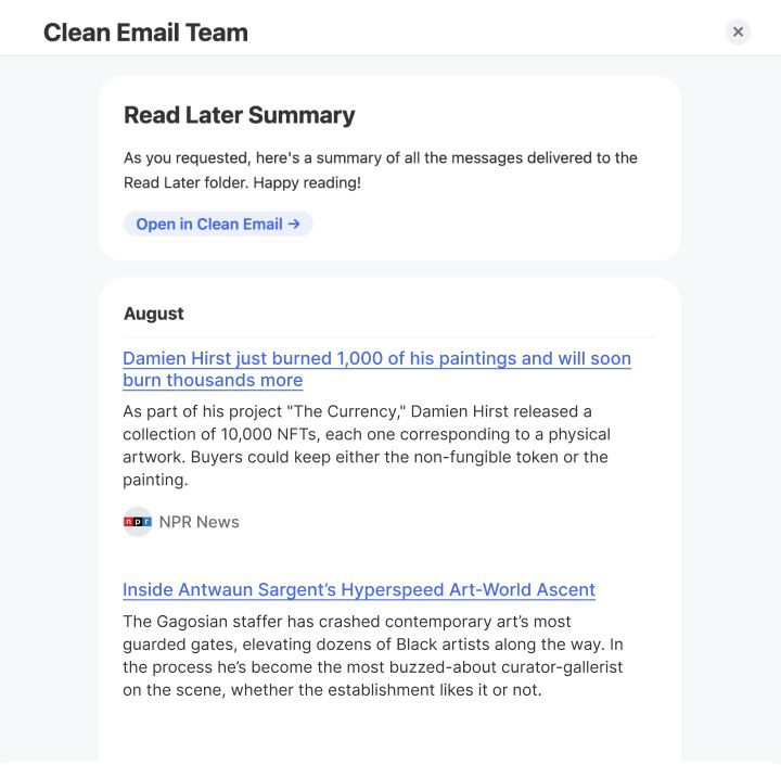 clean email alternative