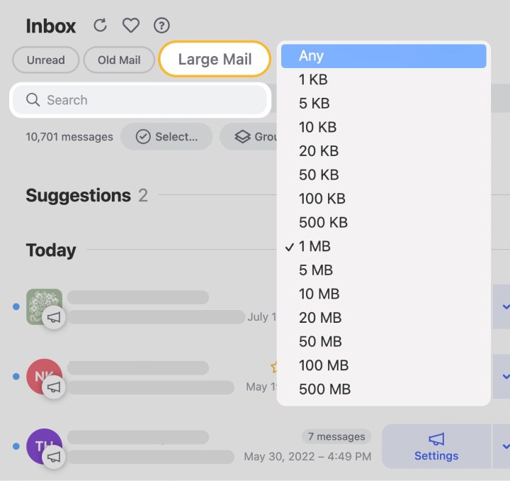 how many mb can i send in an email outlook