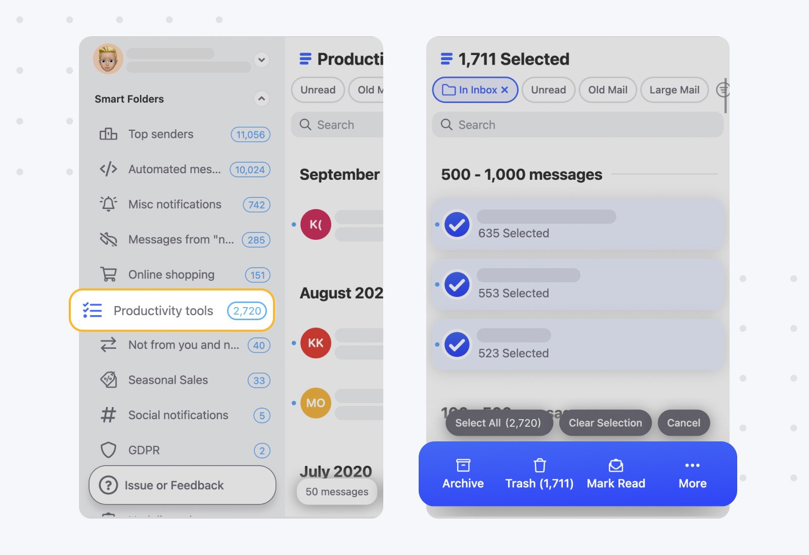 k 9 mail spam filter android