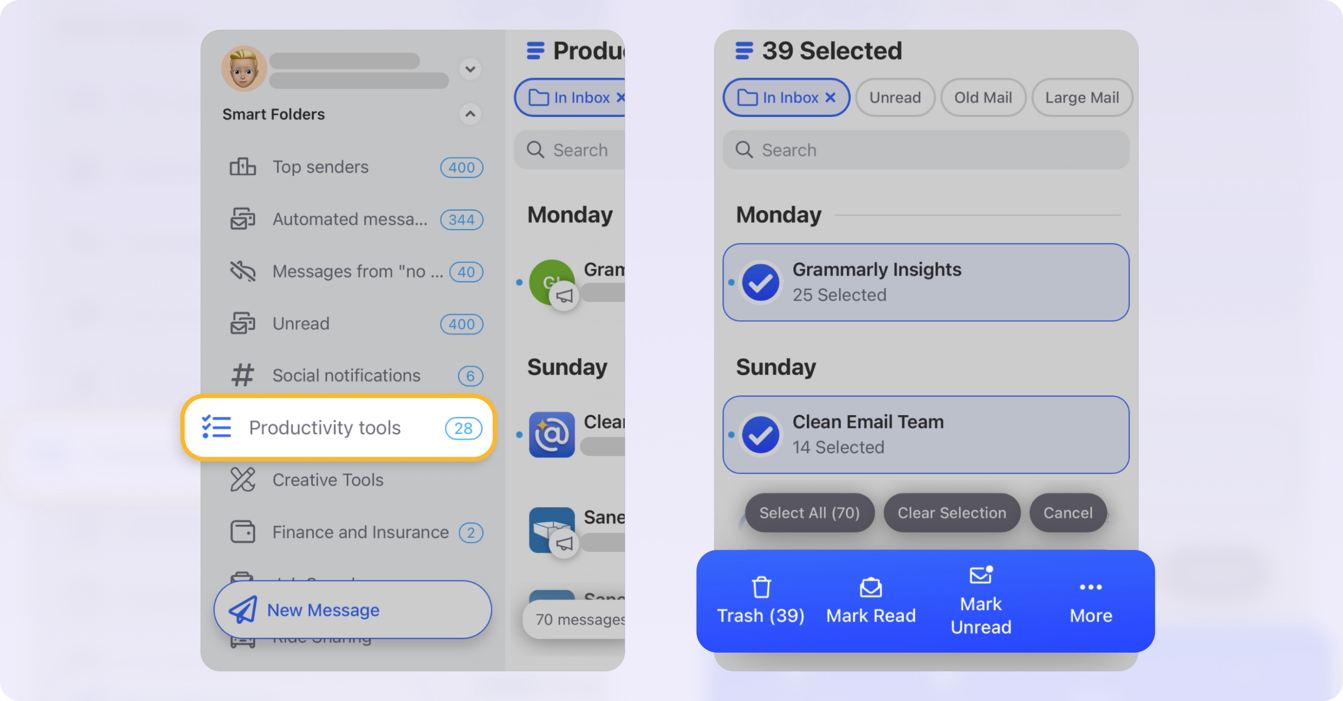 how to unarchive email on iphone