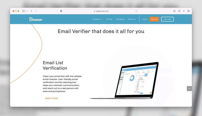 Bouncer best email verification service