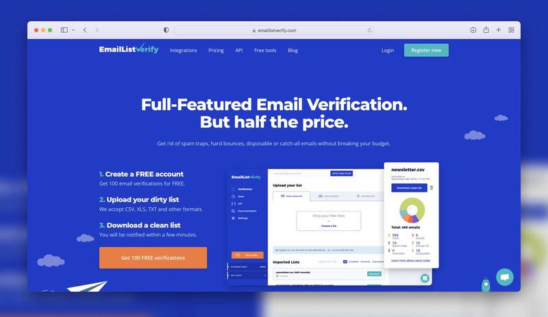 EmailListVerify best service for email validation