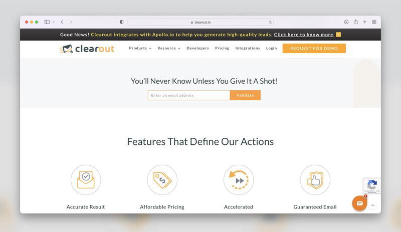Clearout best tool for email validation