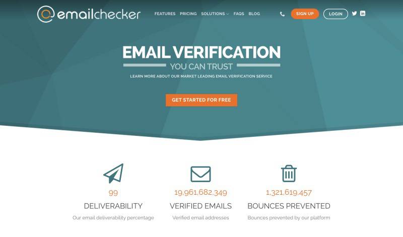 EmailChecker best email validator for 2022