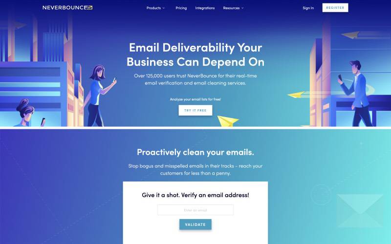 Neverbounce email validity checker